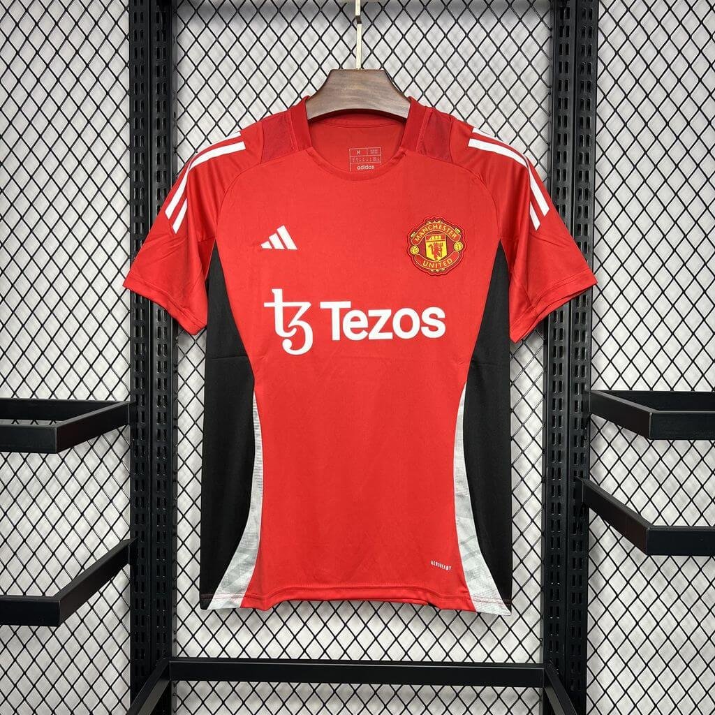2024/2025 Manchester United Red Training Jersey Football Jersey For Fans Version