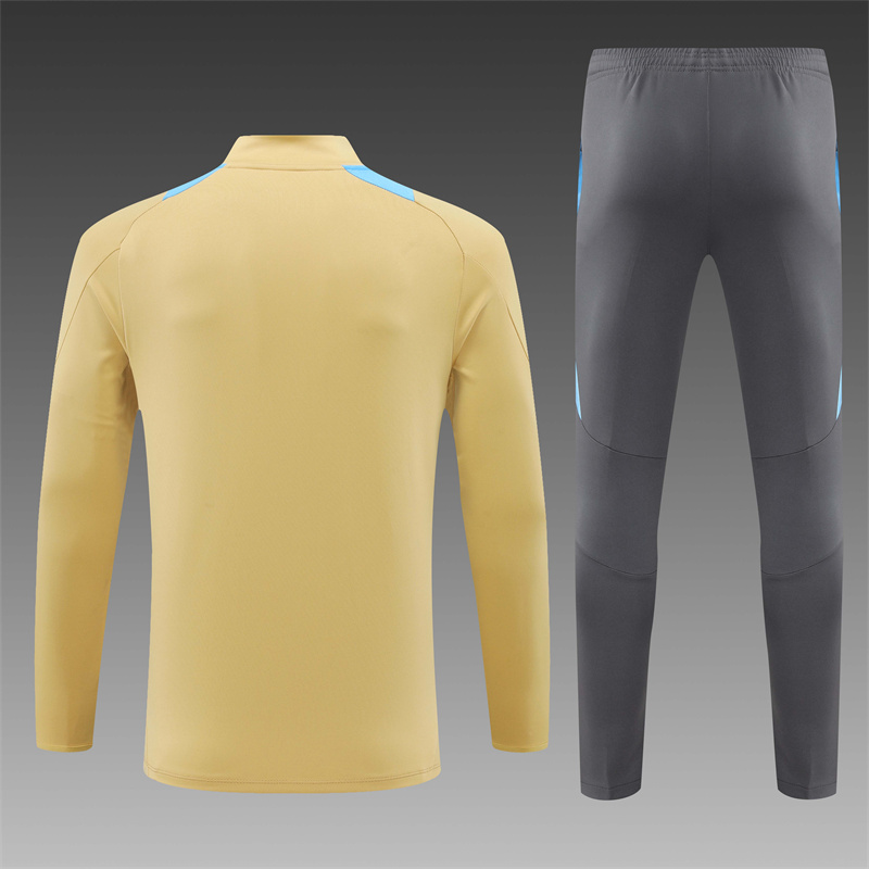 2024/2025 Argentina Gold Half-Pull Training Suit Player Edition
