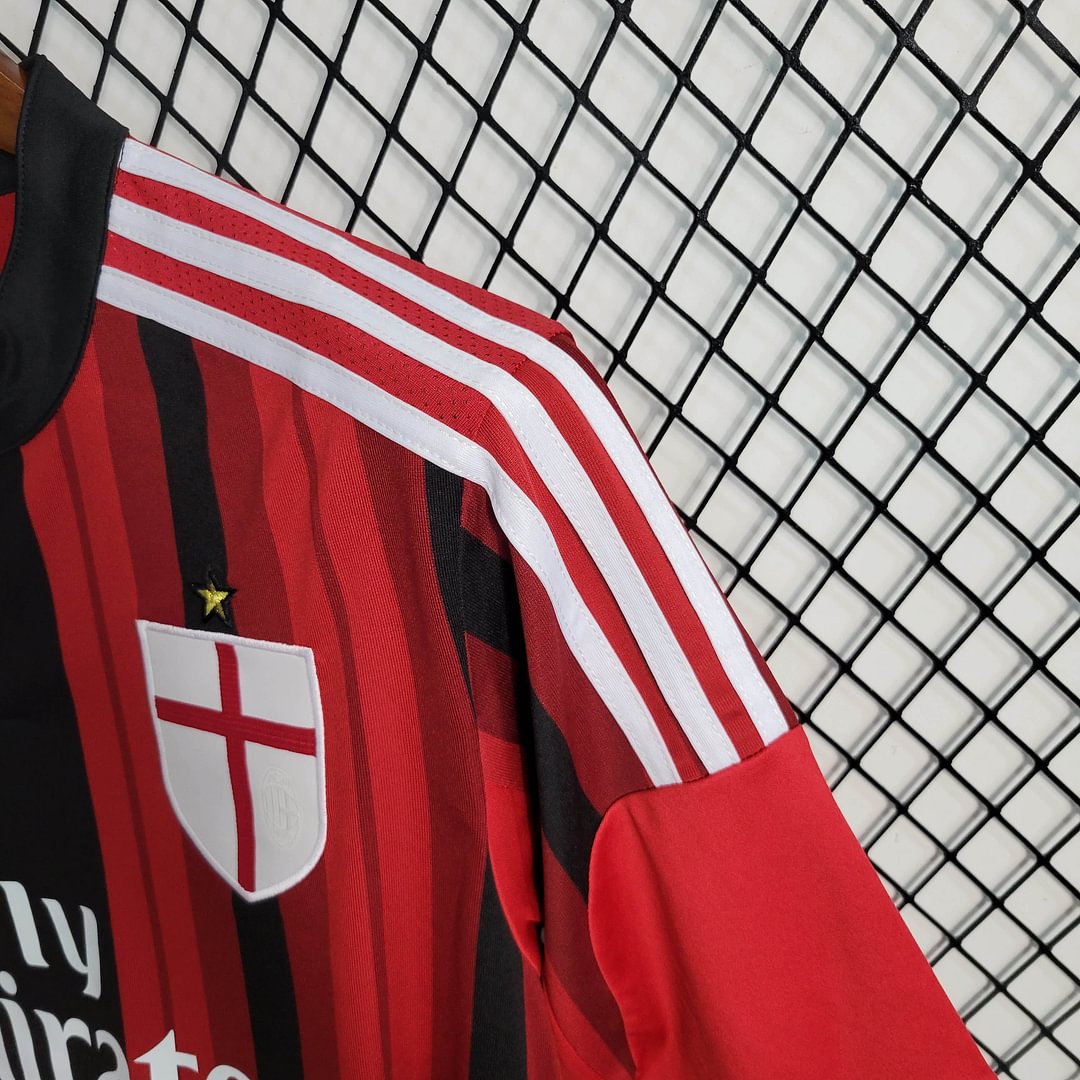 2014/2015 Retro AC Milan Home Football Shirt
