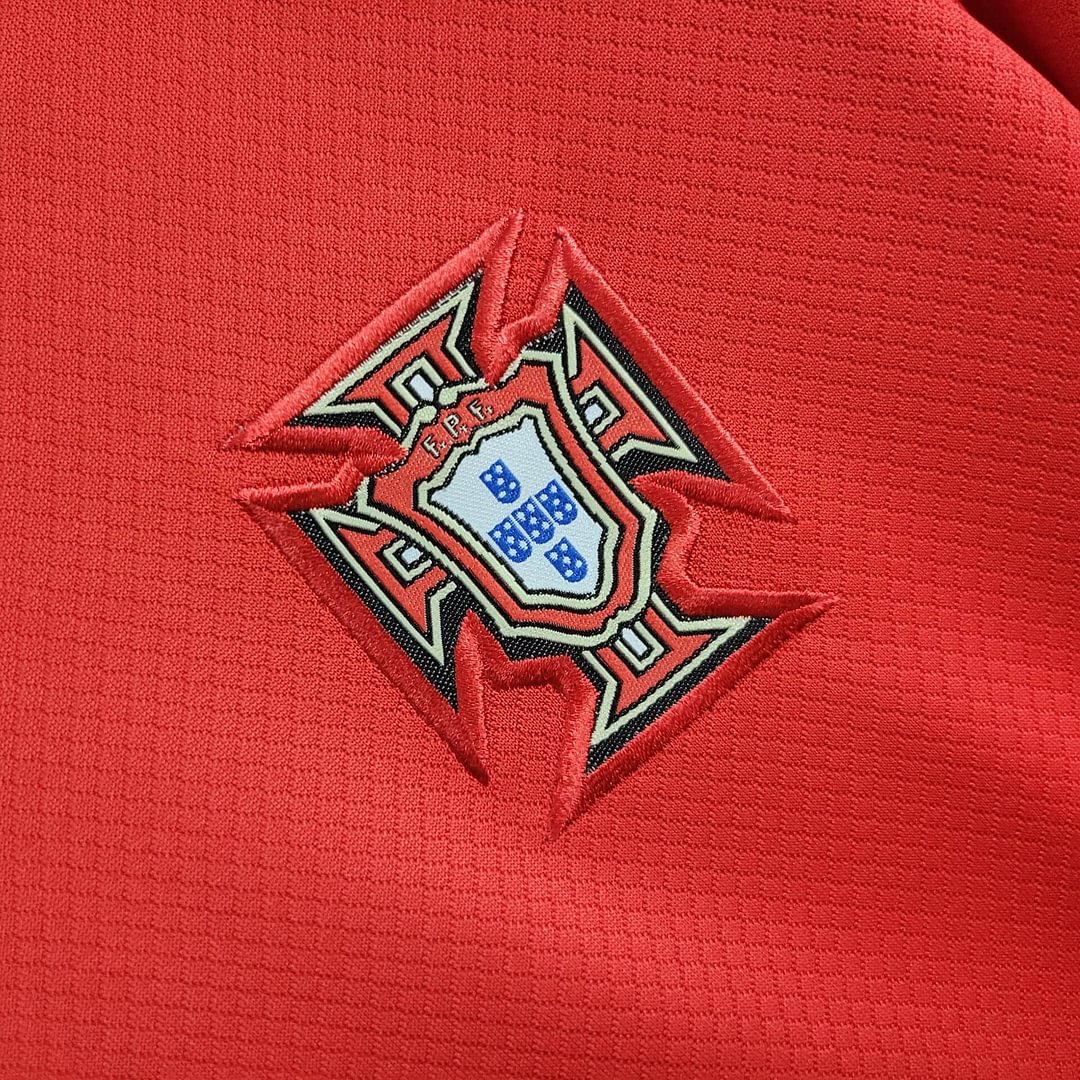 2024/2025 Long Sleeve Portugal Home Football Shirt Kids
