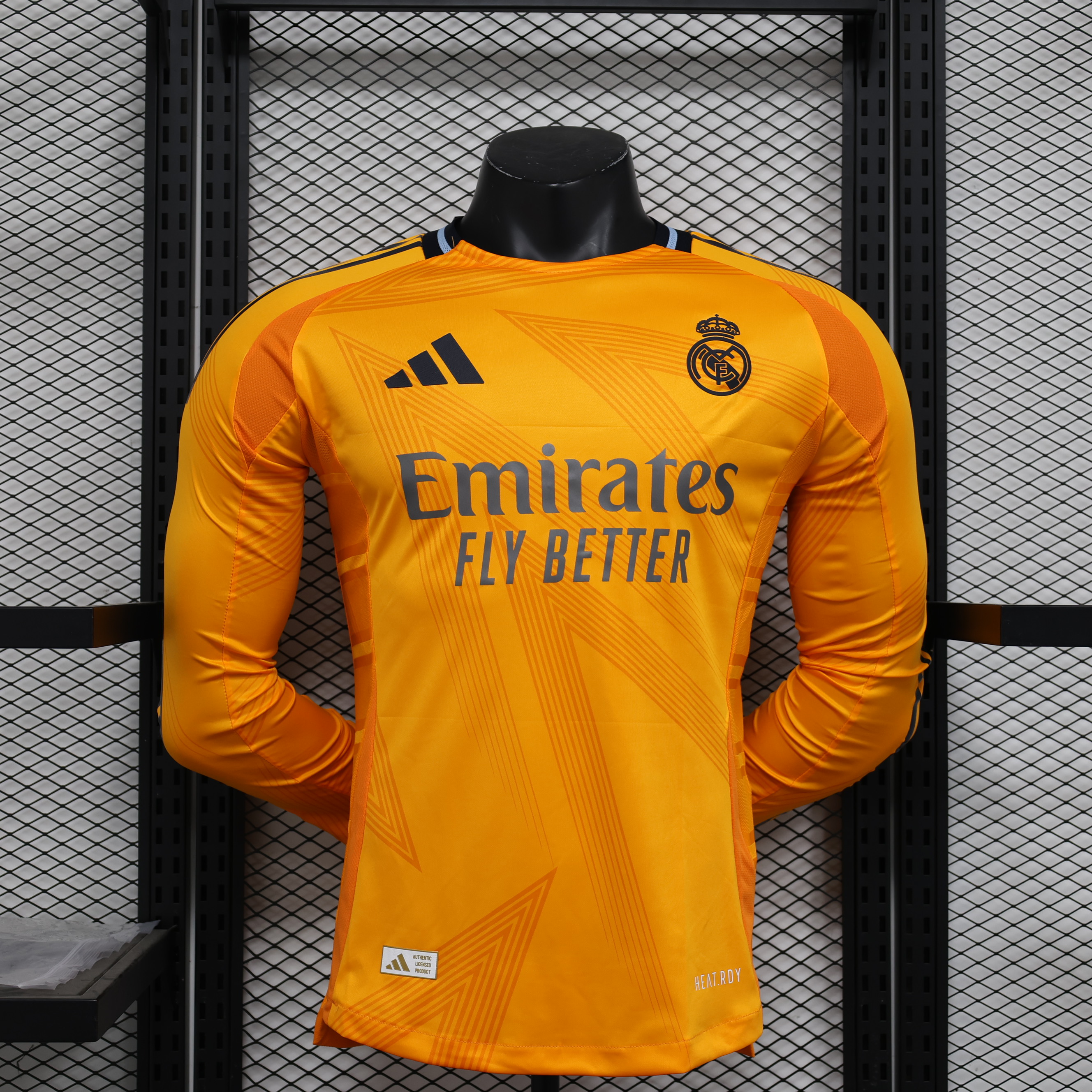 2024/2025 Real Madrid Long sleeves Away Football Jersey For Player Version