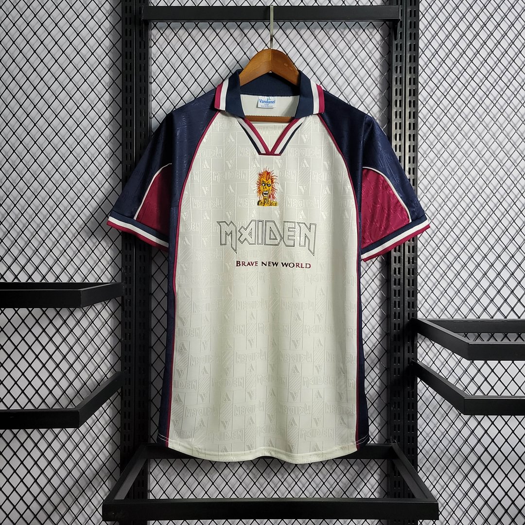 1999 Retro West Ham United Iron Lady Away Football Shirt( Fans Edition )