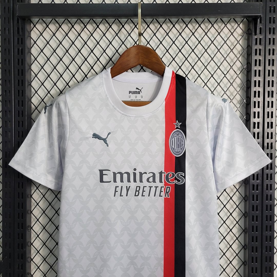 2023/2024 AC Milan Away Football Shirt Kids Size
