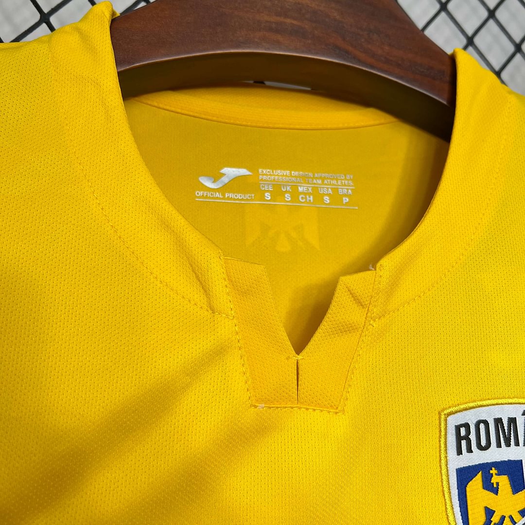 2024 Romania Home Football Shirt( Fans Edition )