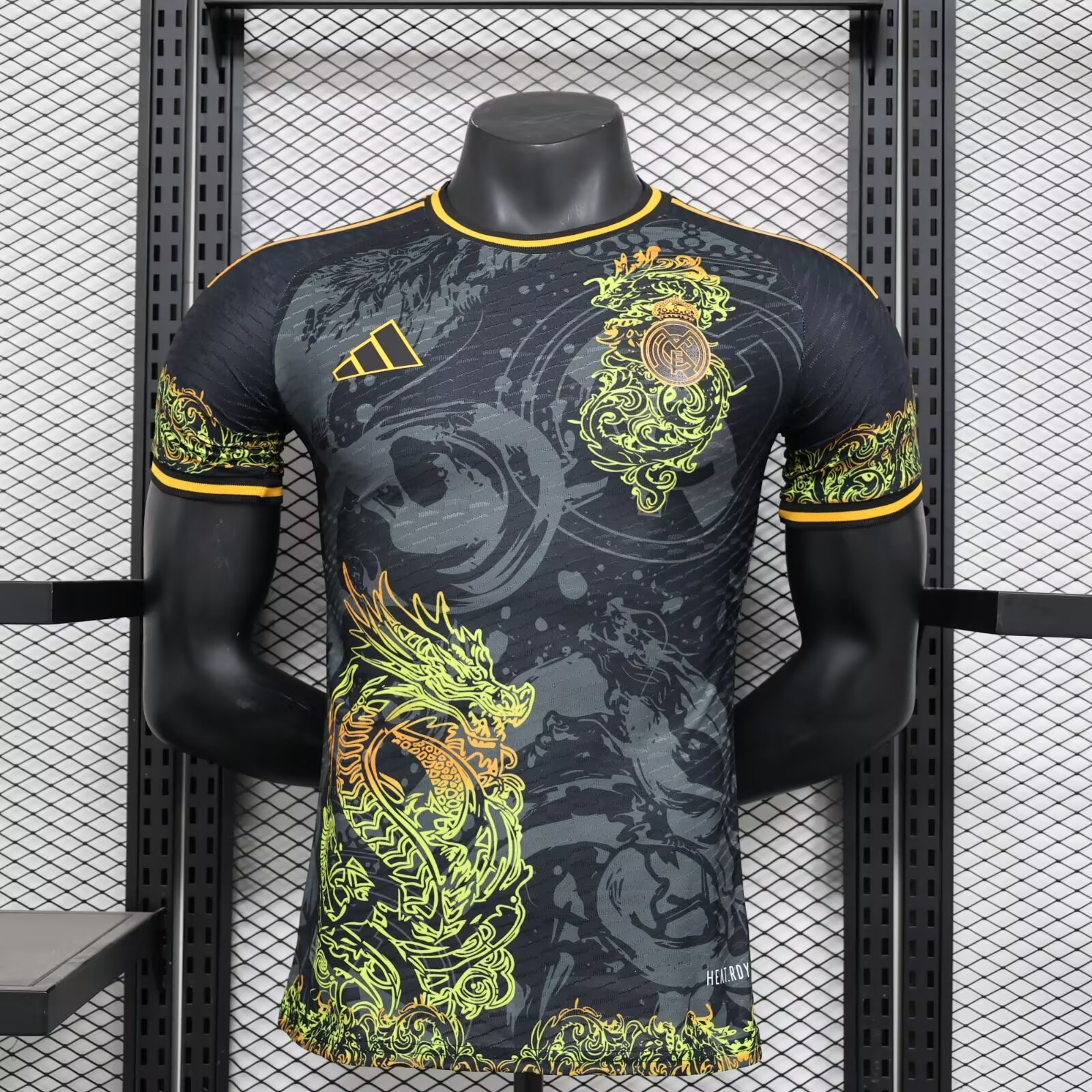 2024/2025 Real Madrid Gold Dragon Special Edition Football Jersey For Player Version