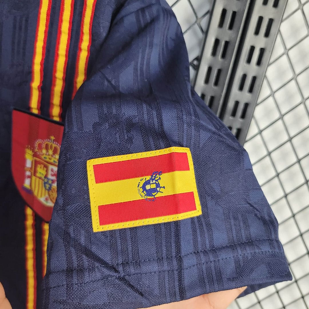 1996 Spain Retro Away Football Shirt