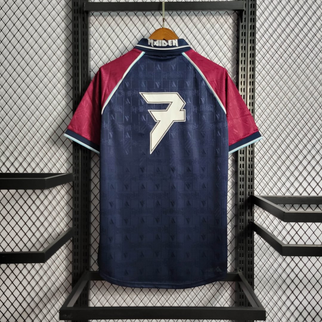 1999 Retro West Ham United Iron Lady Home Football Shirt( Fans Edition )