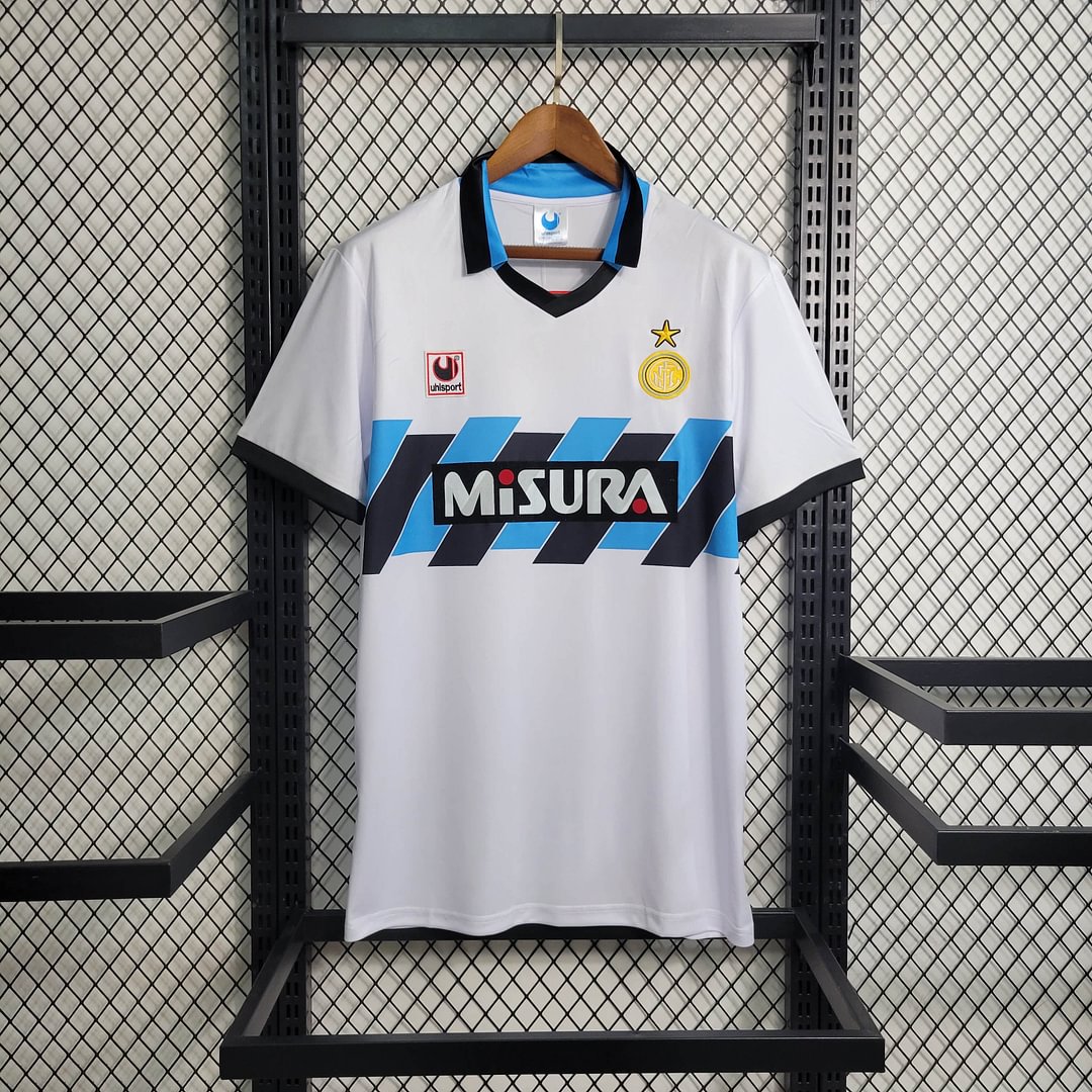 1990/1991 Retro Inter Milan Away Football Shirt