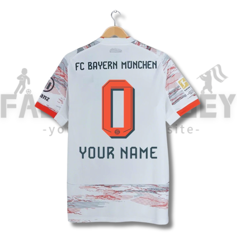25/26 Bayern Munchen Away Muller Special Jersey(Fans version)