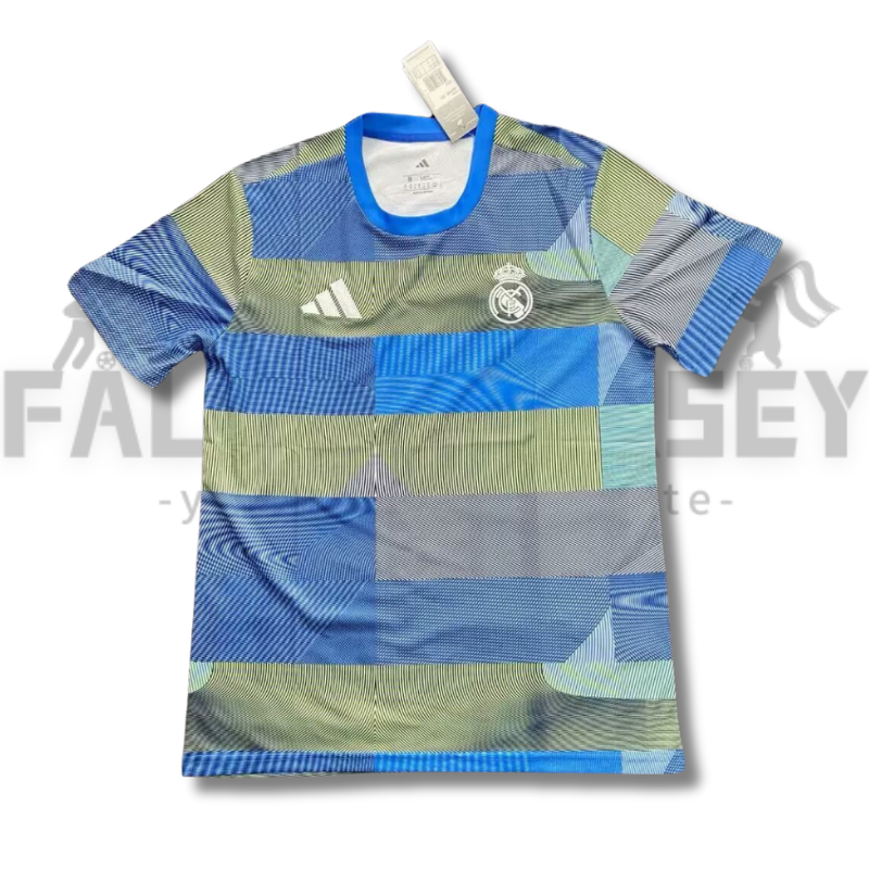 2025/2026 Real Madrid Training Bule Football Jersey(Fans version)