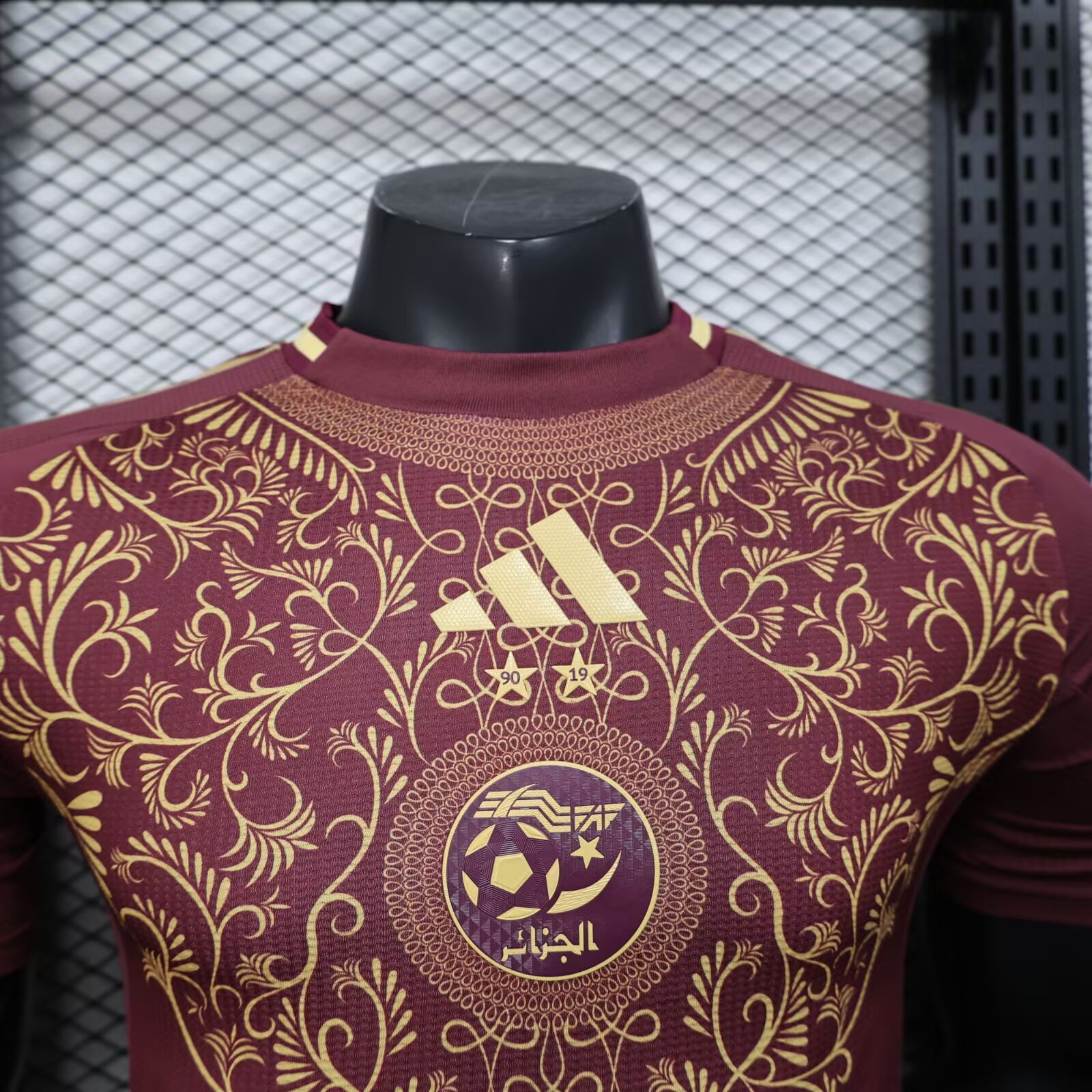 2025/2026 Algeria maroon Football Jersey( Player Edition )
