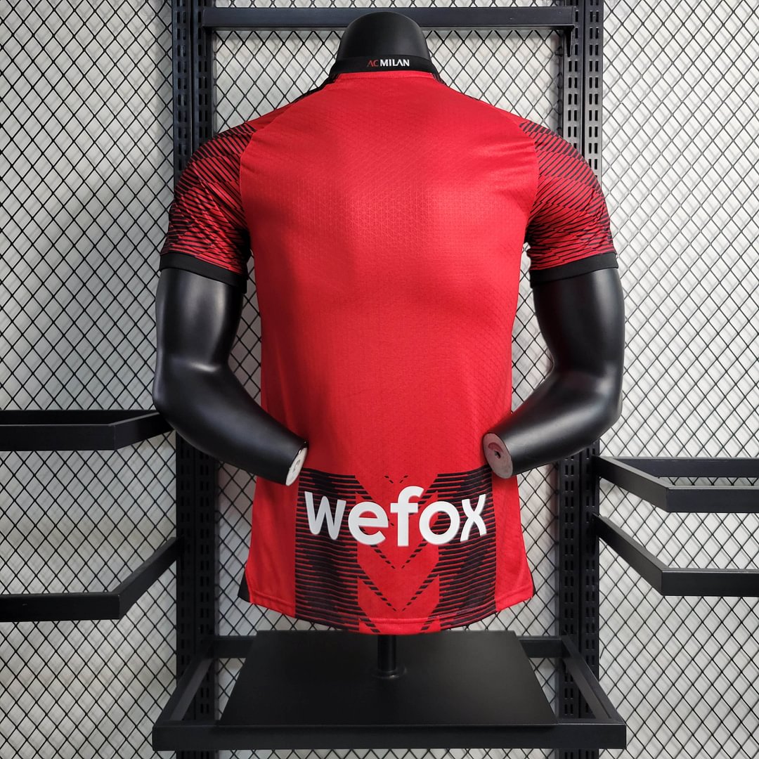2023/2024 Player Version AC Milan Home Football Shirt