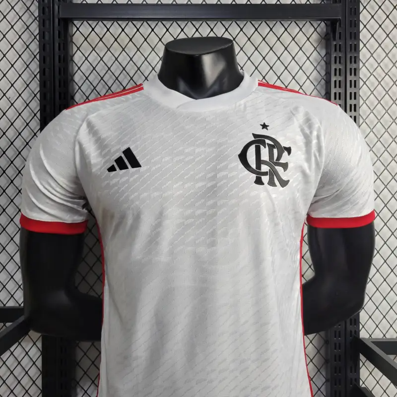 2024/2025 Flamengo White Away Football Shirt(Player Version)