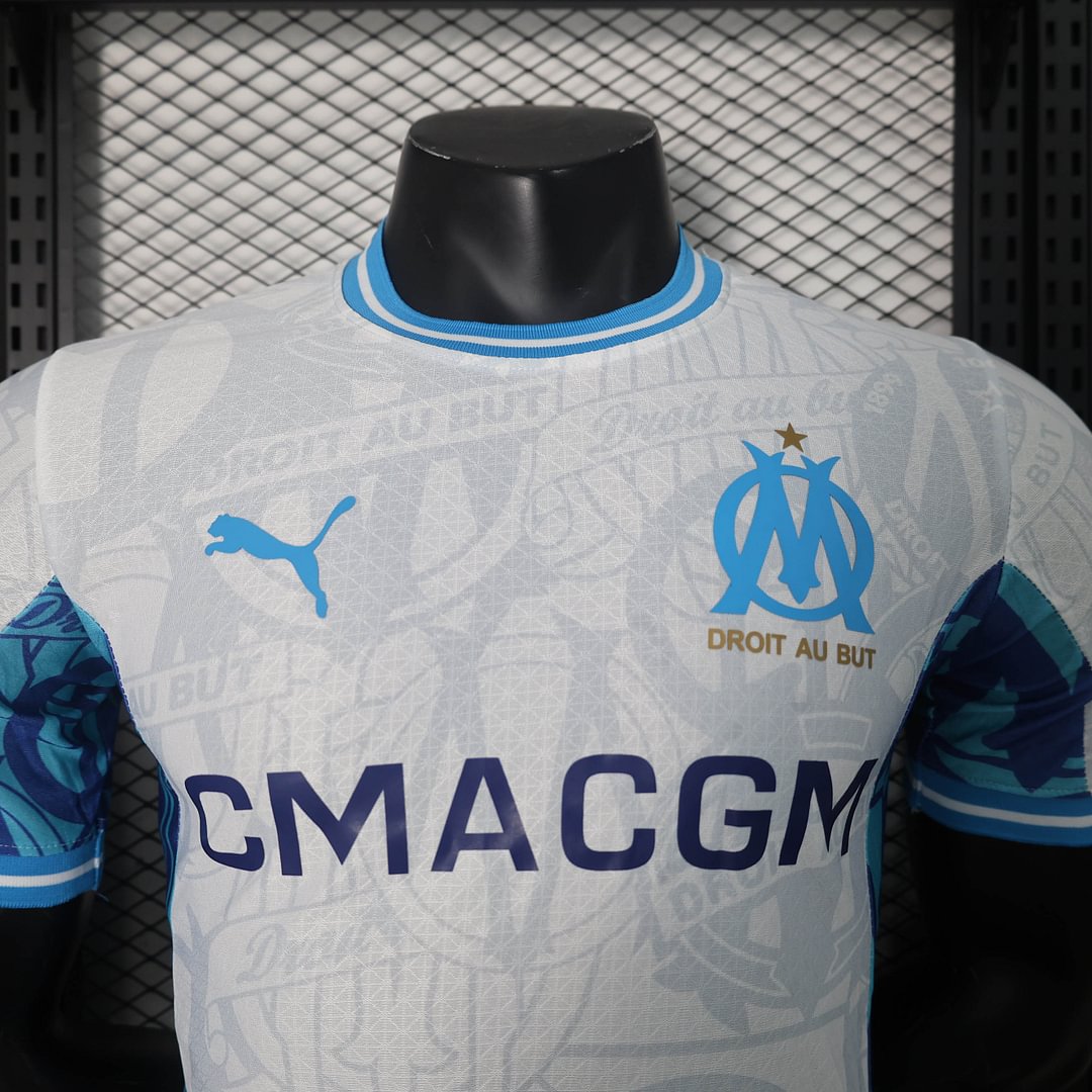 2024/2025 Olympique Marseille Home Football Shirt( Player Version)