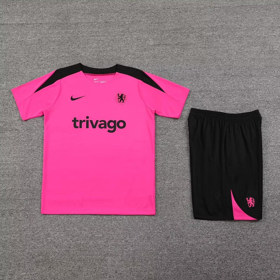 2024/2025 Chelsea Rose Red Training Set Football Suit
