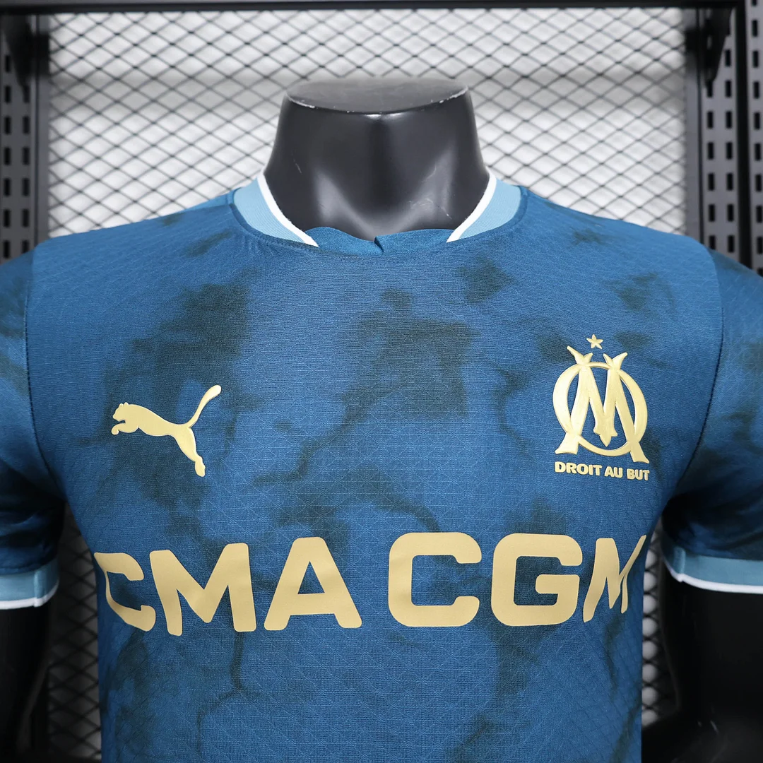 2024/2025 Olympique Marseille Away Football Shirt(Player Version )