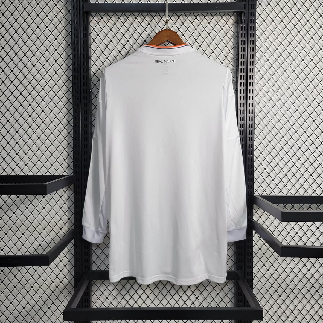 2013/2014 Real Madrid Retro Long Sleeve Home Football Shirt