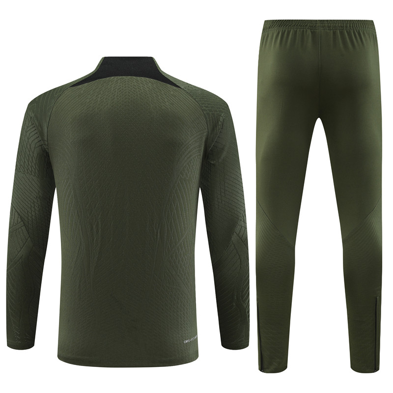 2025/2026 Barcelona Green Half-Pull Training Suit