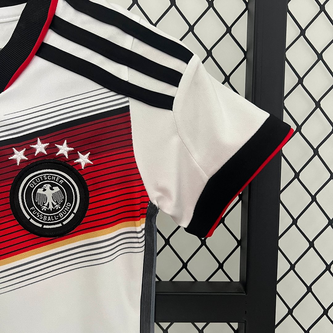 2014 Germany Retro Home Football Shirt Kids Size