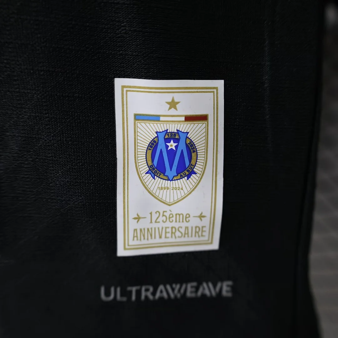 2024/2025 Olympique Marseille 125th Anniversary Black Football Shirt(Player Version )