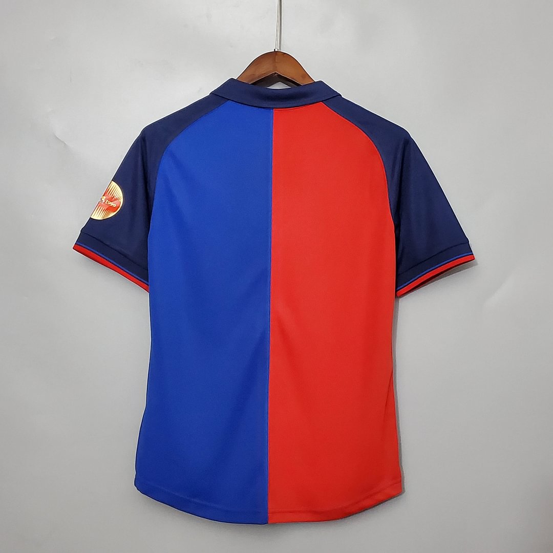 1999/2000 Retro Barcelona Home 100th Anniversary Version Jersey