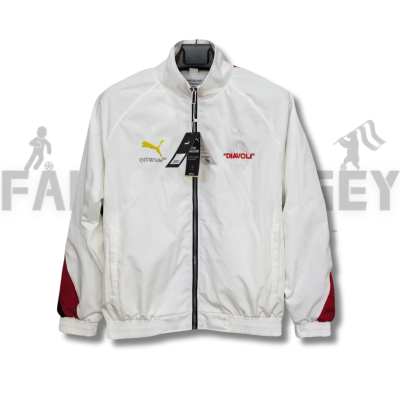 2025/2026 AC Milan White Windbreaker Football shirt