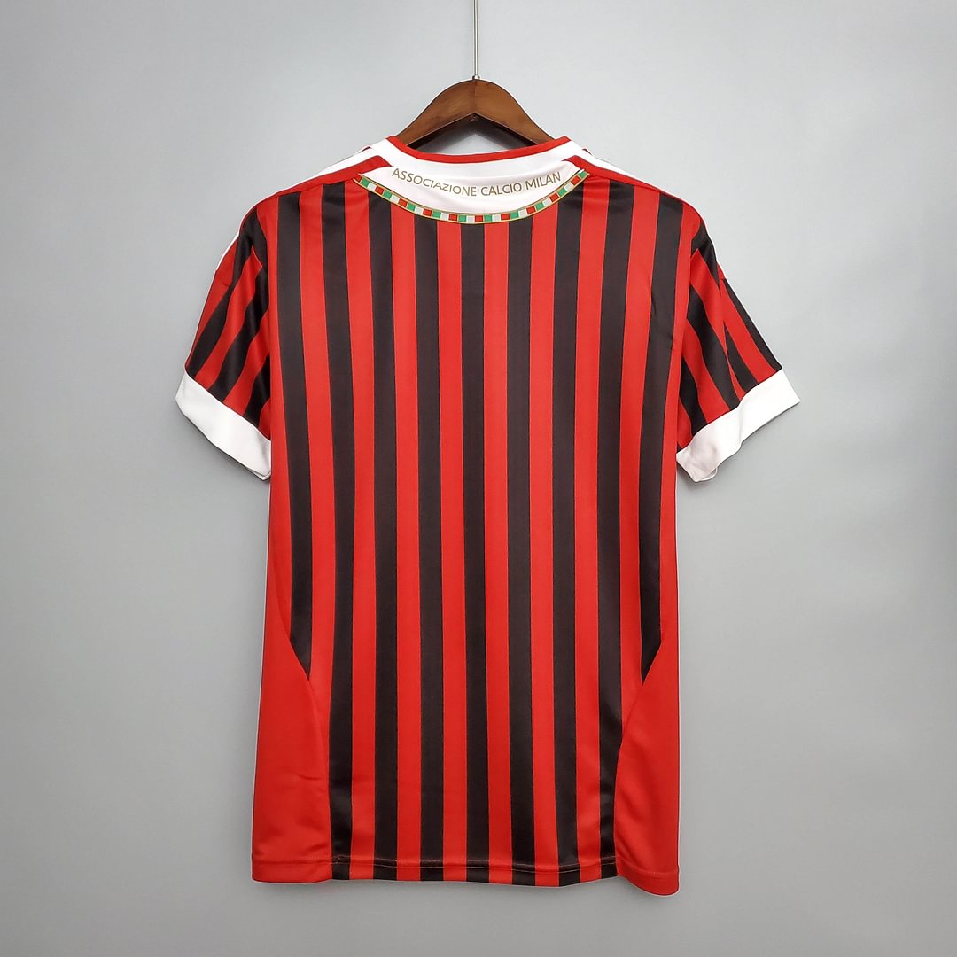 2011/2012 Retro AC Milan Home Football Shirt