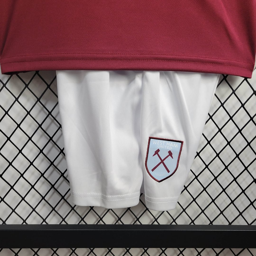 2024/2025 West Ham United Home Football Shirt Kids Size