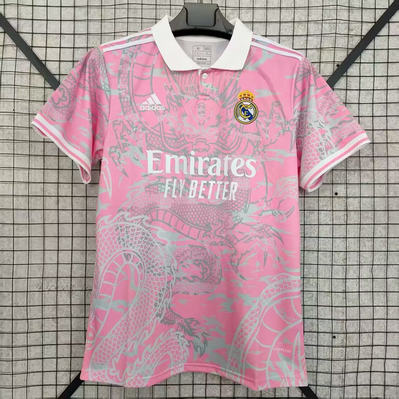 2024/2025 Real Madrid Dragon Pink Football Jersey(Fans version)