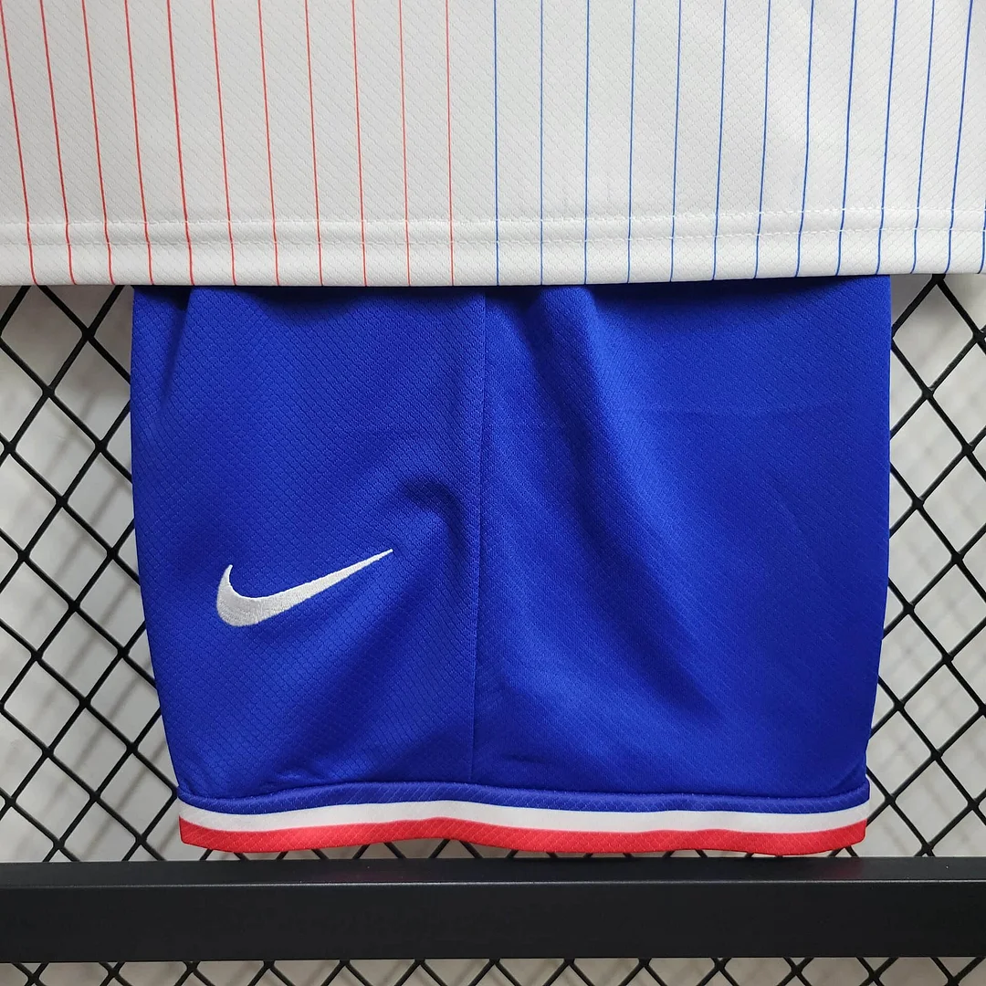 2024 France Away Football Shirt Kids Size