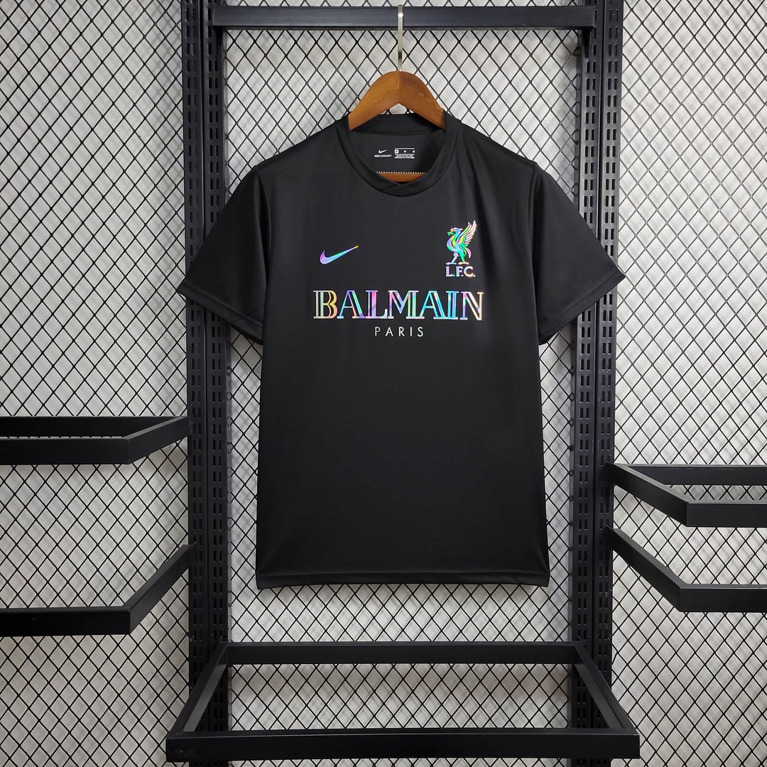 2024/2025 Liverpool Black Casual Football Shirt(Fans Version)