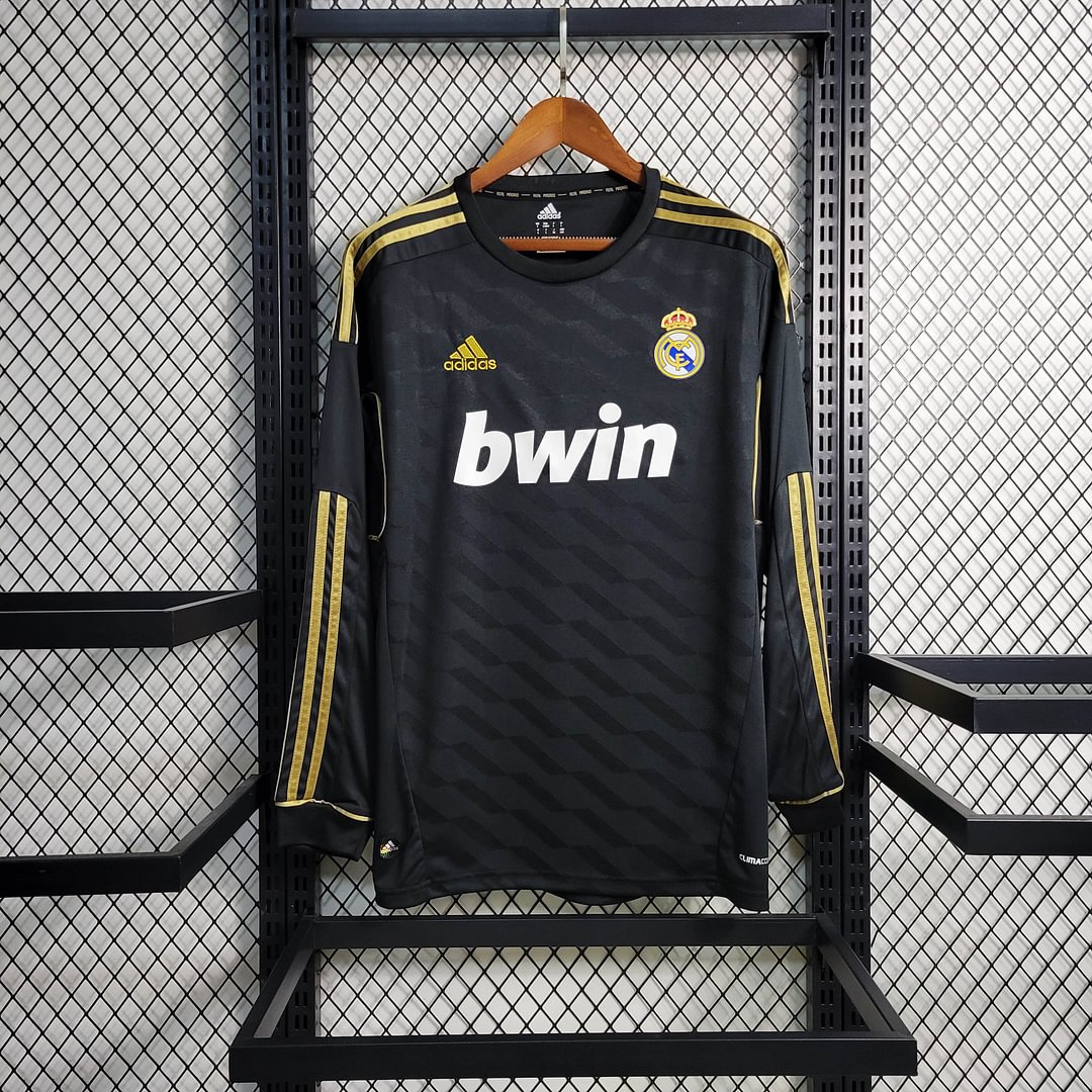 2011/2012 Real Madrid Retro Long Sleeve Away Football Shirt