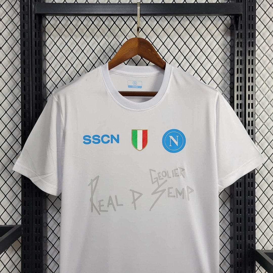 2024/2025 Napoli White Football Shirt( Fans Edition )