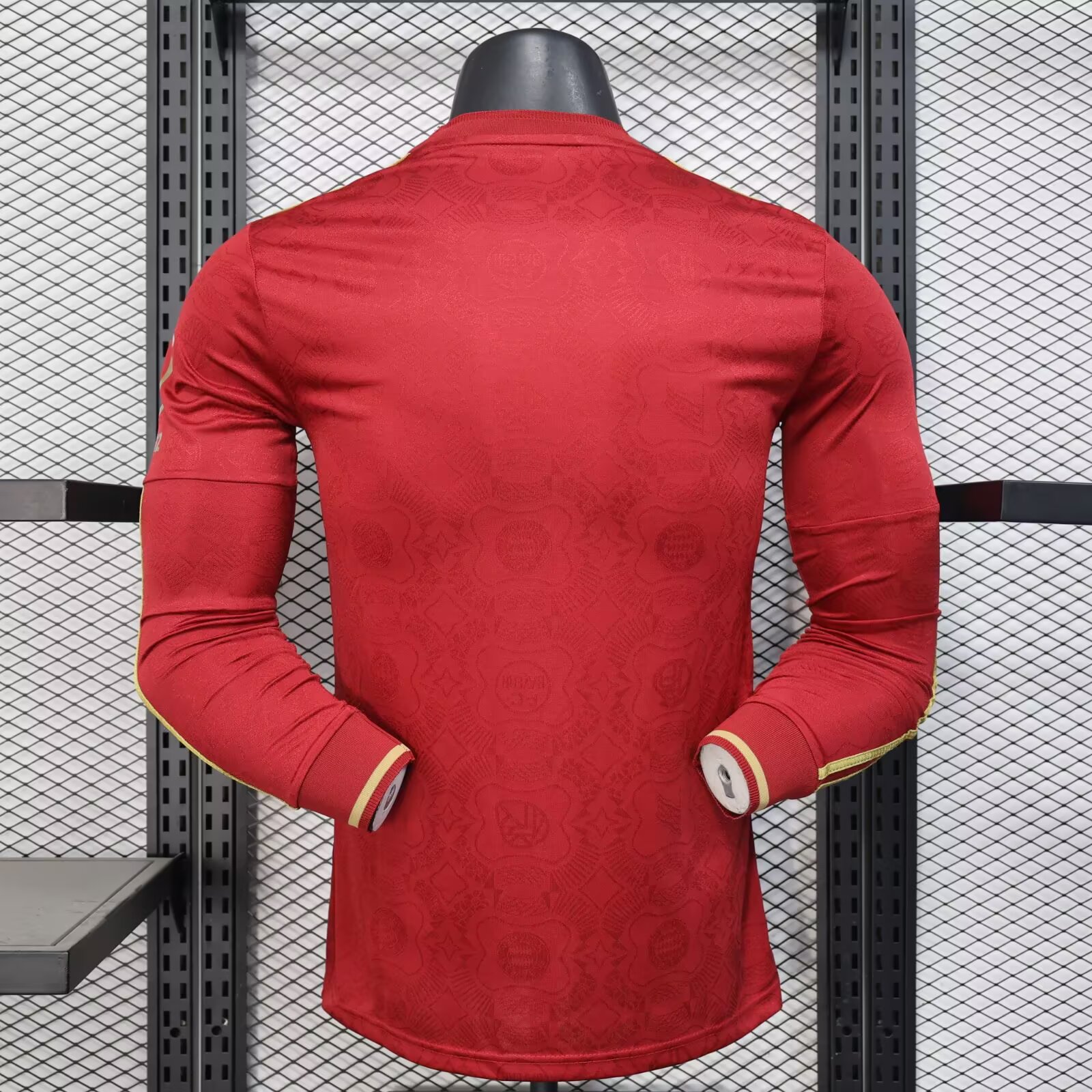 25/26 Bayern 125th Anniversary Red Long Sleeves Jersey(Player Version)