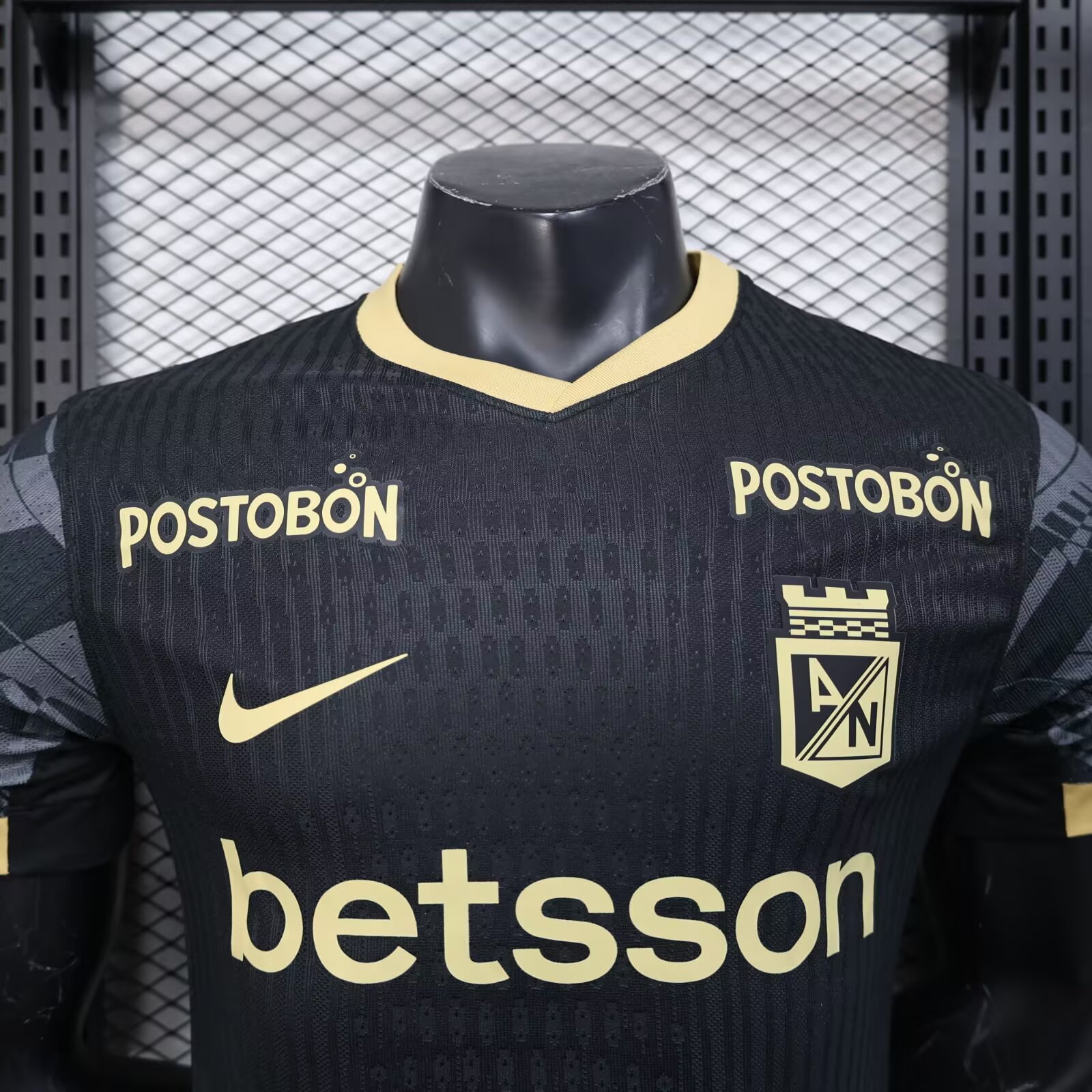 2025/2026 Atlético Nacional Black Away Football Jersey For Player Version