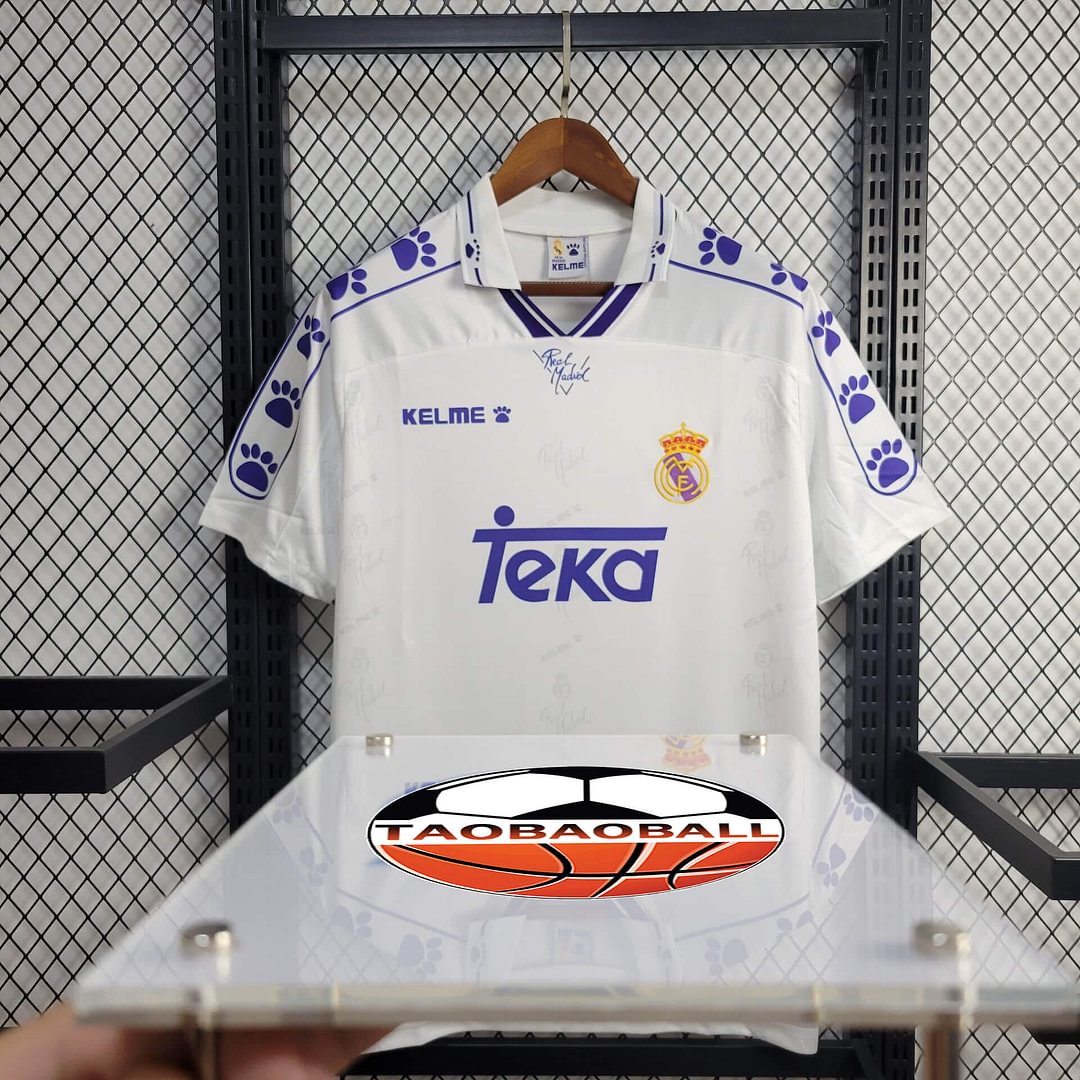 1994/1996 Real Madrid Retro Home Football Shirt