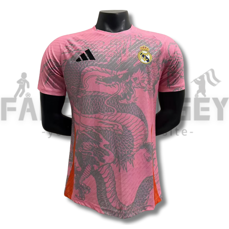 25/26 Real Madrid Pink Dragon Special Jersey(Player Version)