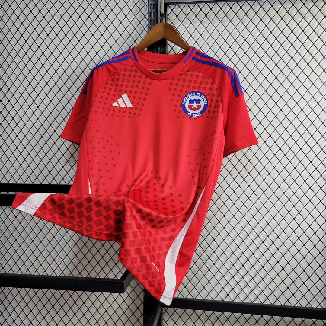 2024 Chile Home Football Shirt( Fans Edition )