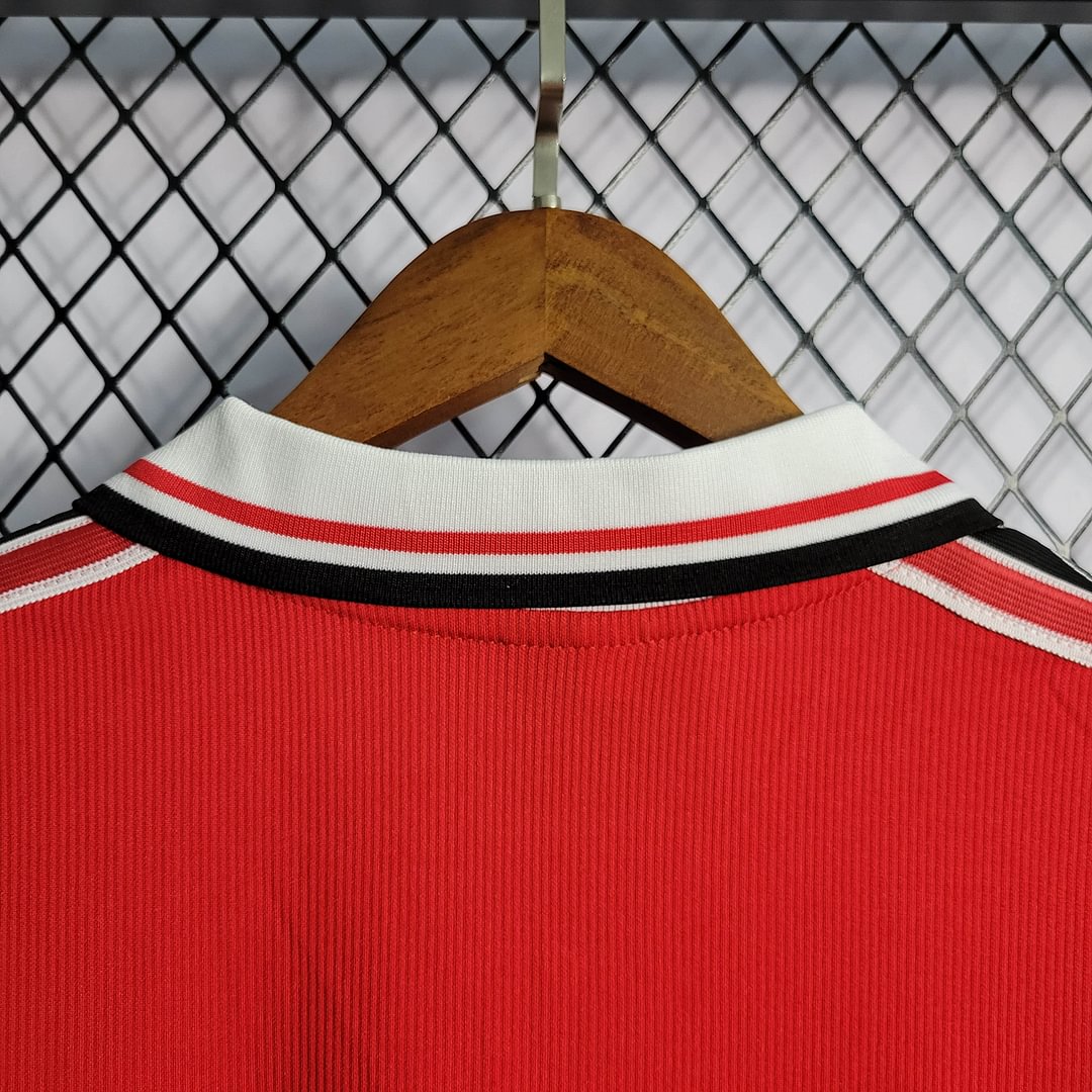 1998/1999 Manchester United Retro Long Sleeve Home Football Shirt