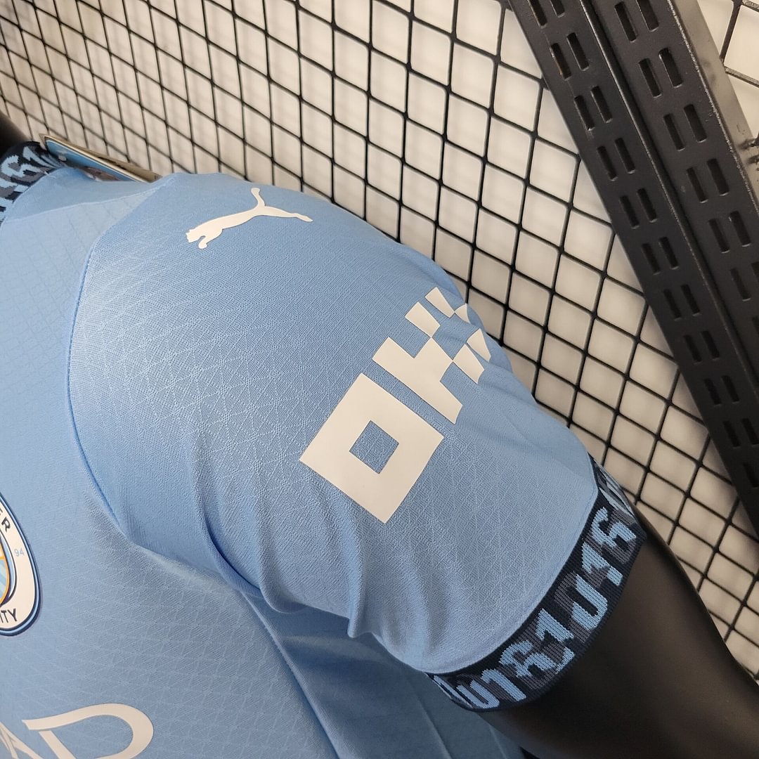 2024/2025 Manchester City Home Football Shirt For Player Version