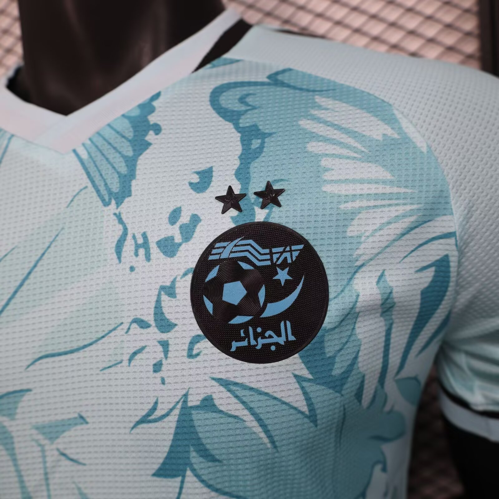 2025/2026 Algeria Bright Blue Football Jersey( Player Edition)