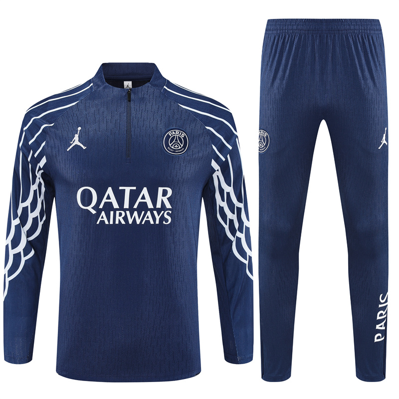 2025/2026 Paris Saint-Germain half zip training suit set