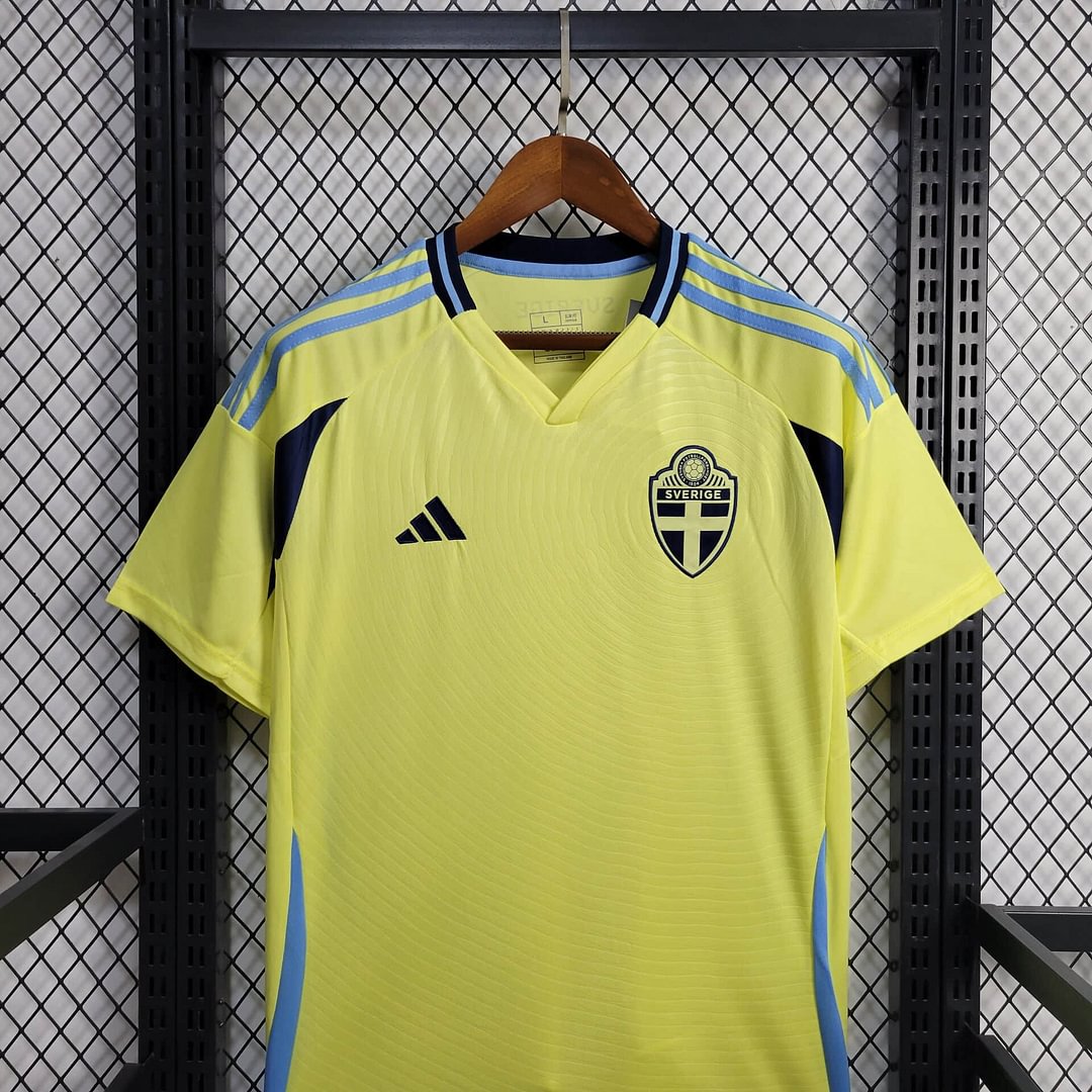 2024 Sweden Home Football Shirt( Fans Edition )