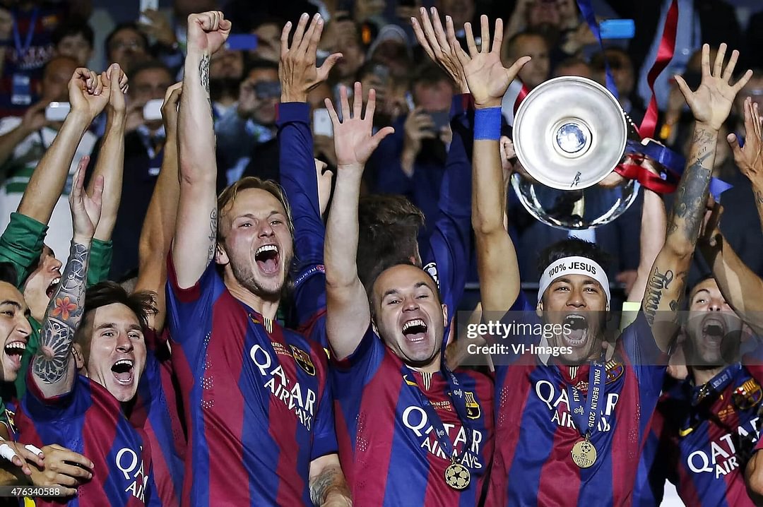 2014/2015 Barcelona Retro Home Football Shirt(Player Version )