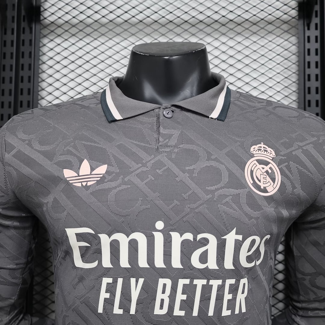 2024/2025 Real Madrid Long Sleeve Third Away Football Shirt For Player Version