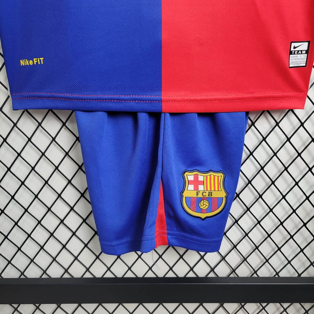 2008/2009 Retro Barcelona Home Football Shirt Kids Size