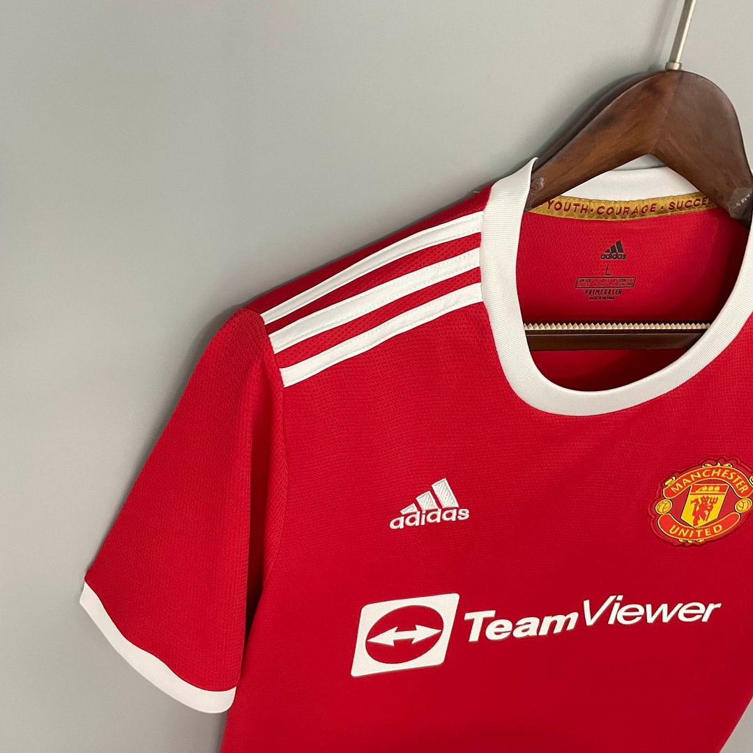 2021/2022 Manchester United Home Football Shirt For Fans Version