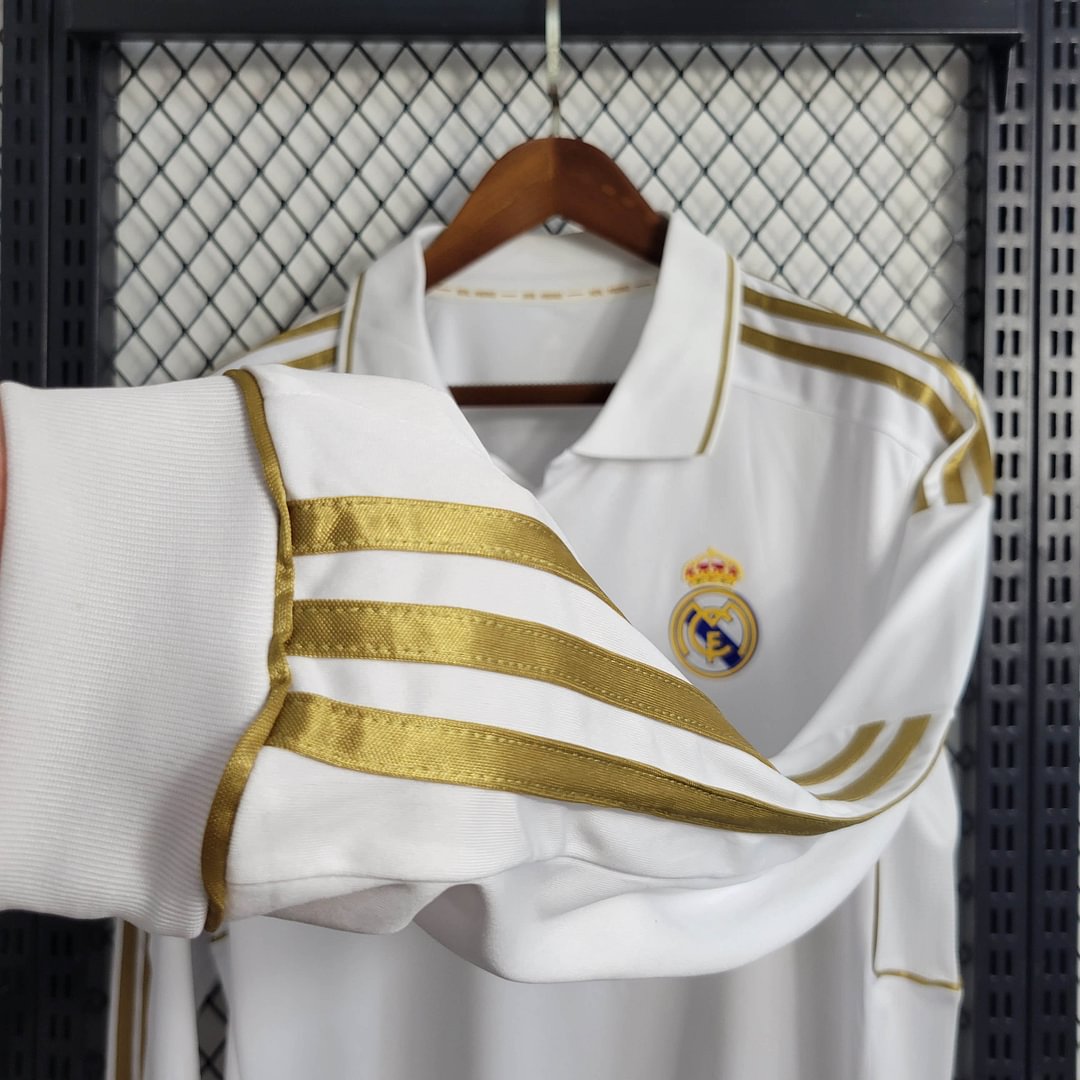 2011/2012 Real Madrid Retro Long Sleeve Home Football Shirt