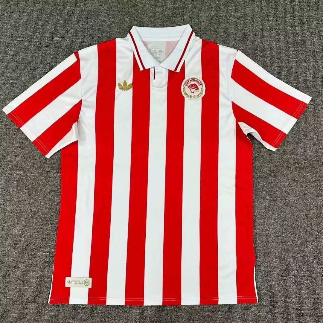 2025/2026 Olympiacos 100th Anniversary Edition Jersey(Fans Version)