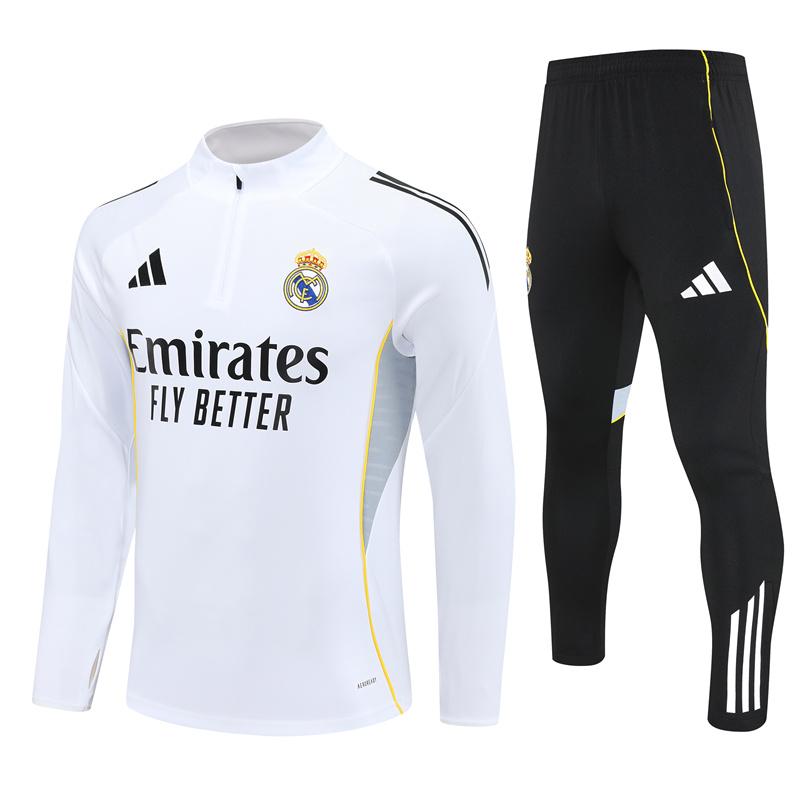 2024/2025 Real Madrid Long Zipped Jacket Training Suit
